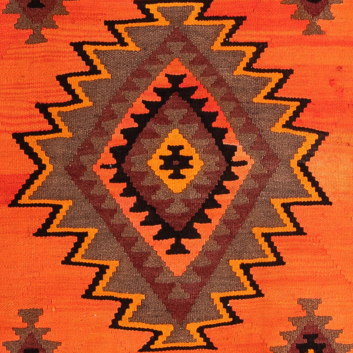 Runner Kelim-matta - gammal - 265 x 145 cm - flerfärgad