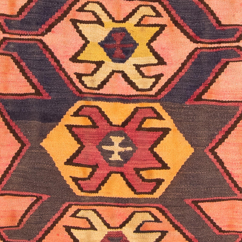 Runner Kelim-matta - gammal - 265 x 140 cm - flerfärgad