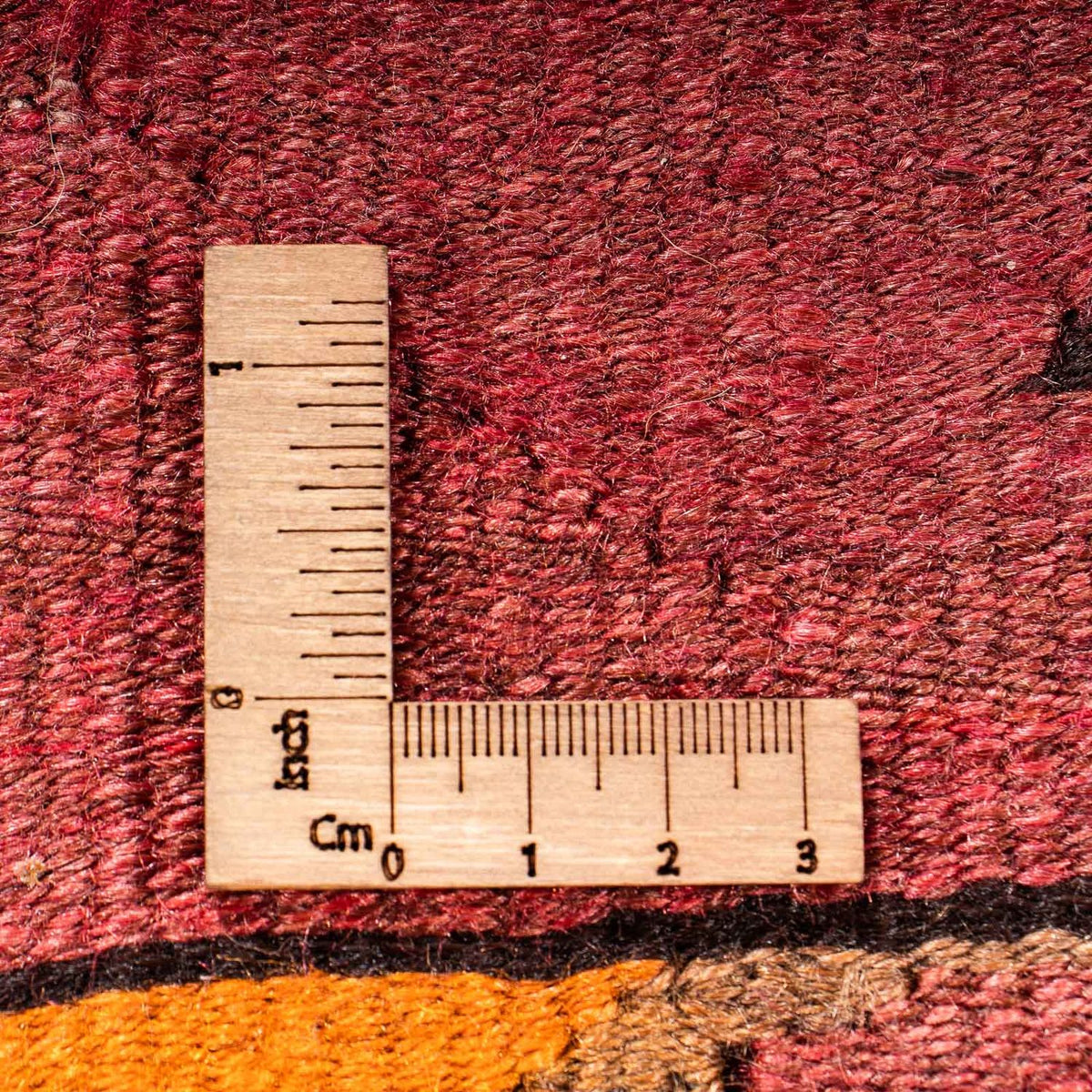 Runner Kelim-matta - gammal - 375 x 130 cm - flerfärgad