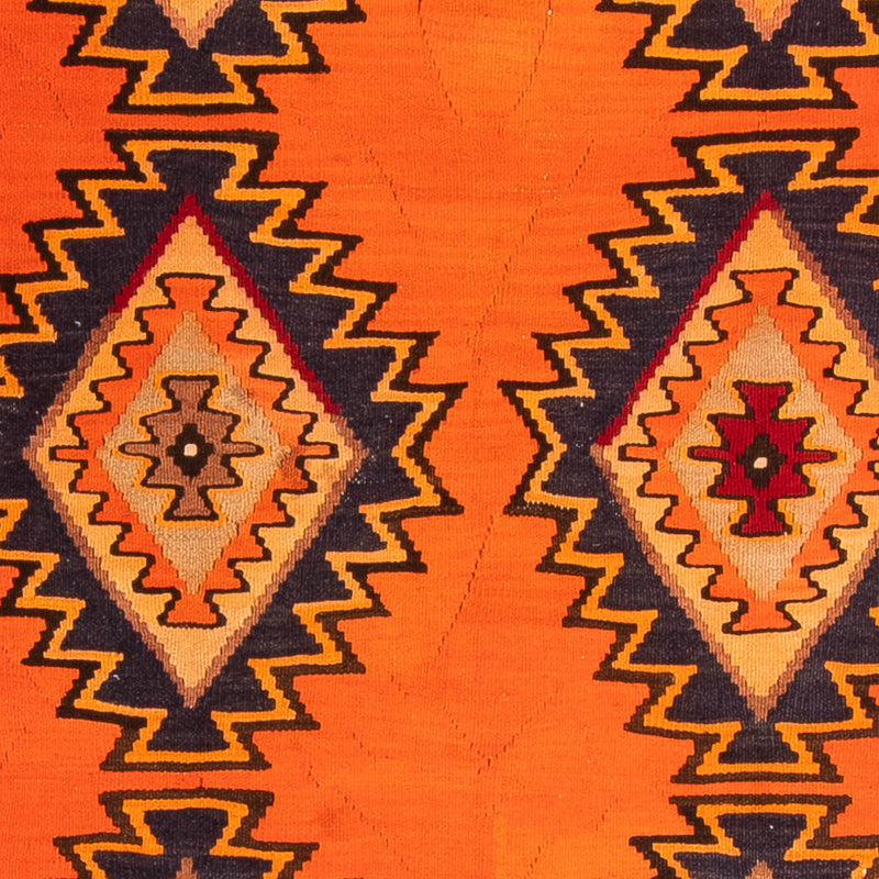 Runner Kelim-matta - gammal - 290 x 140 cm - flerfärgad