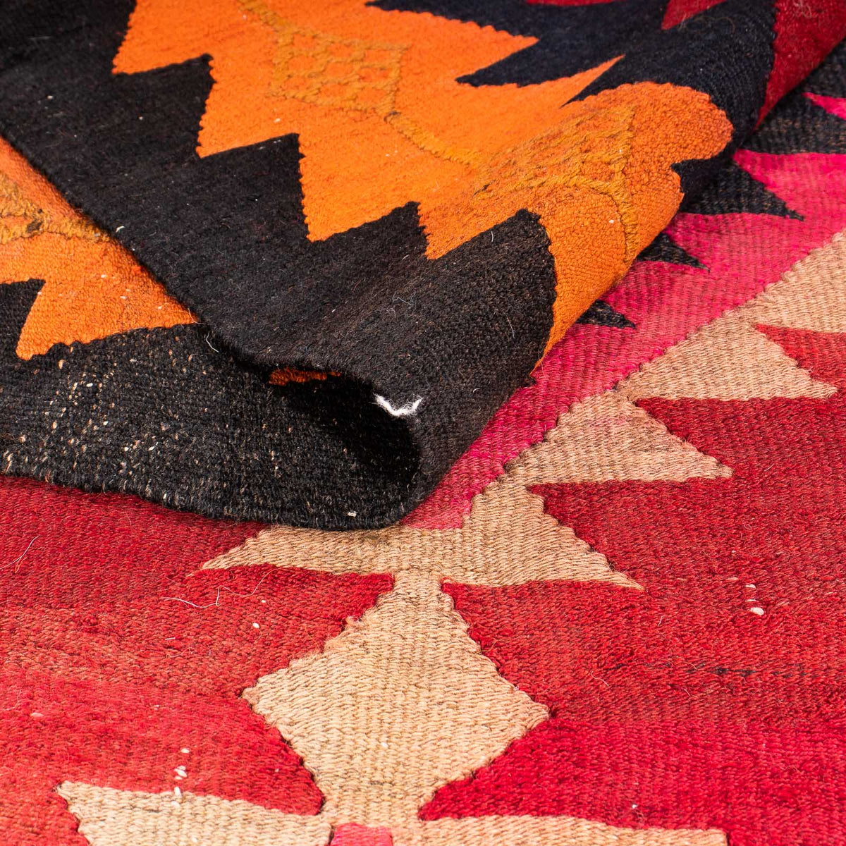 Runner Kelim-matta - gammal - 360 x 160 cm - flerfärgad