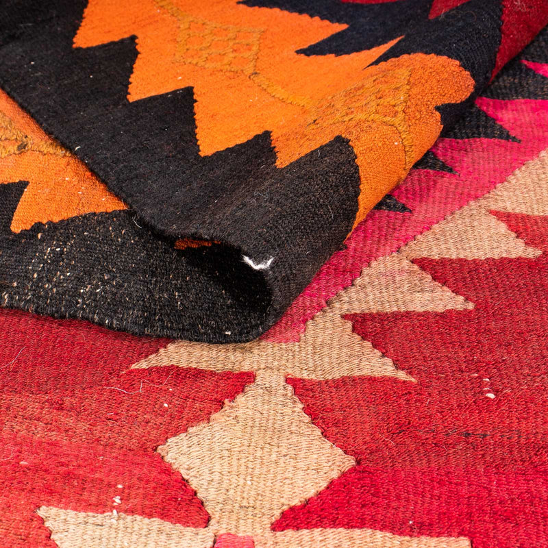 Runner Kelim-matta - gammal - 360 x 160 cm - flerfärgad