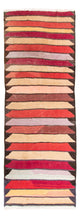 Runner Kelim-matta - gammal - 320 x 150 cm - flerfärgad