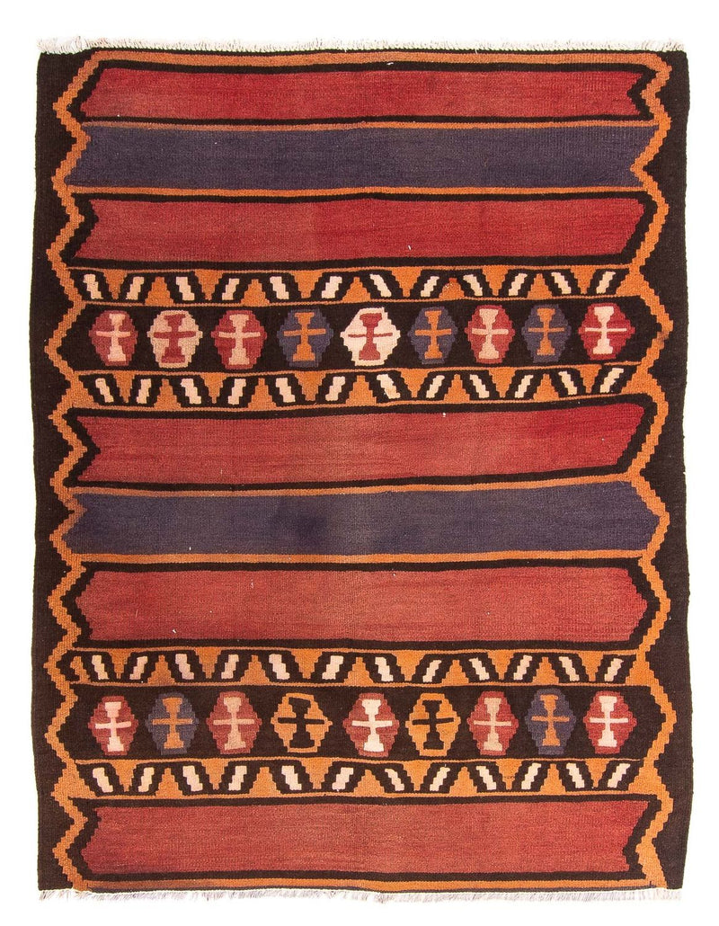 Kelim-matta - gammal - 180 x 140 cm - flerfärgad