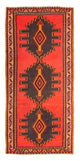 Runner Kelim-matta - gammal - 290 x 150 cm - flerfärgad