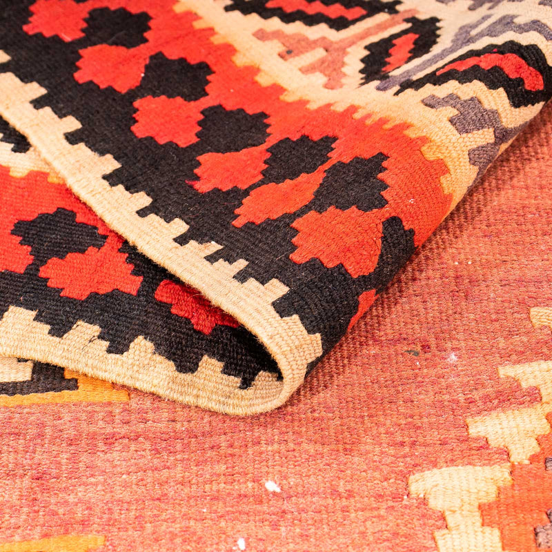 Runner Kelim-matta - gammal - 300 x 150 cm - flerfärgad
