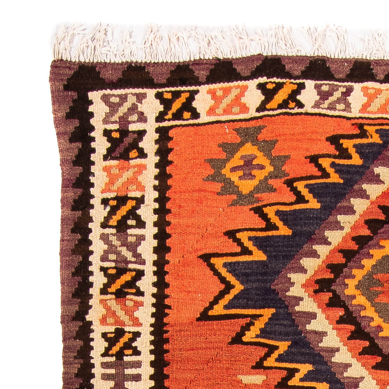 Kelim-matta - gammal - 260 x 130 cm - flerfärgad