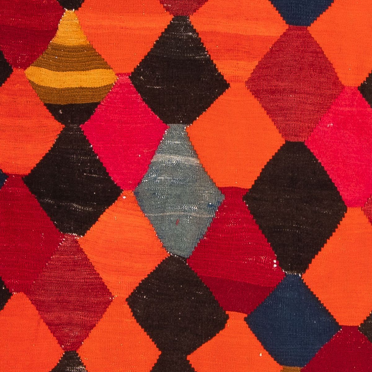 Runner Kelim-matta - gammal - 320 x 145 cm - flerfärgad