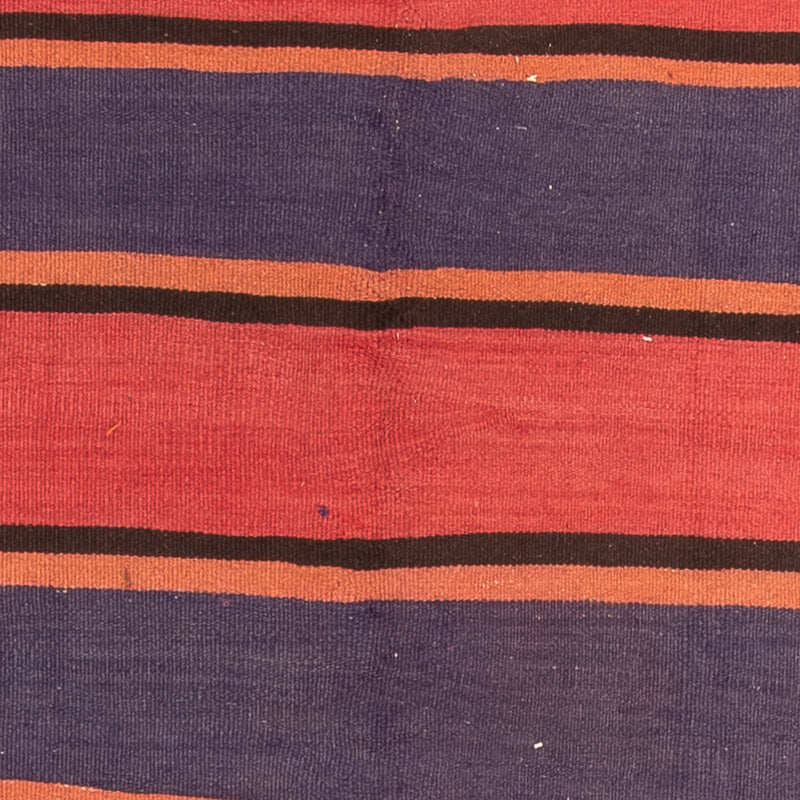 Runner Kelim-matta - gammal - 385 x 155 cm - brun