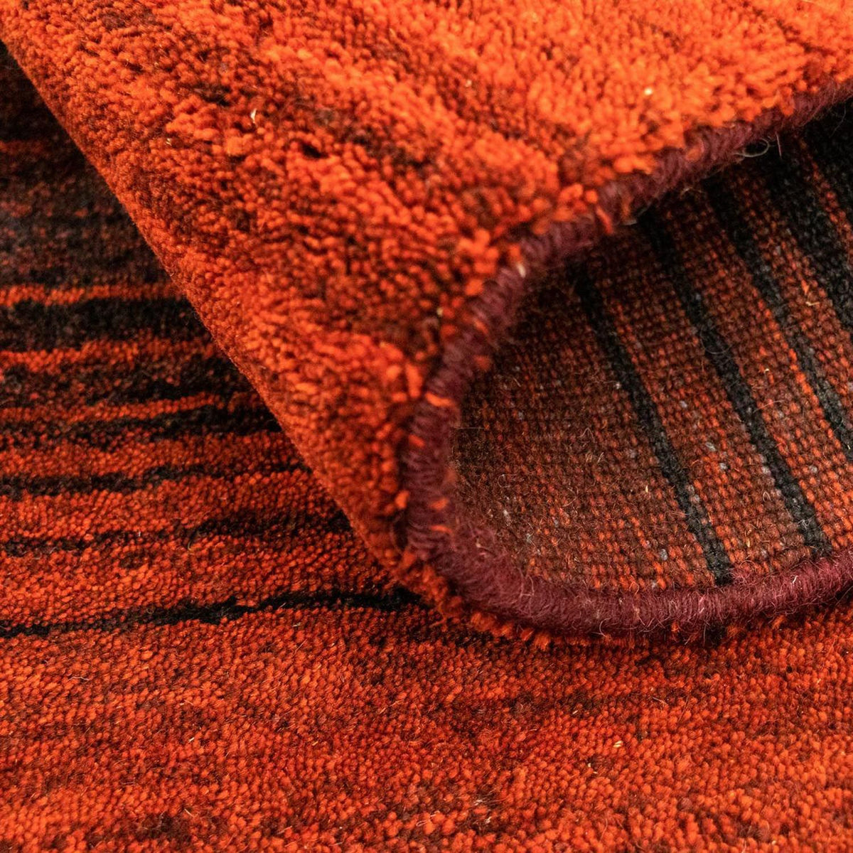 Gabbeh-matta - Softy - 155 x 92 cm - röd