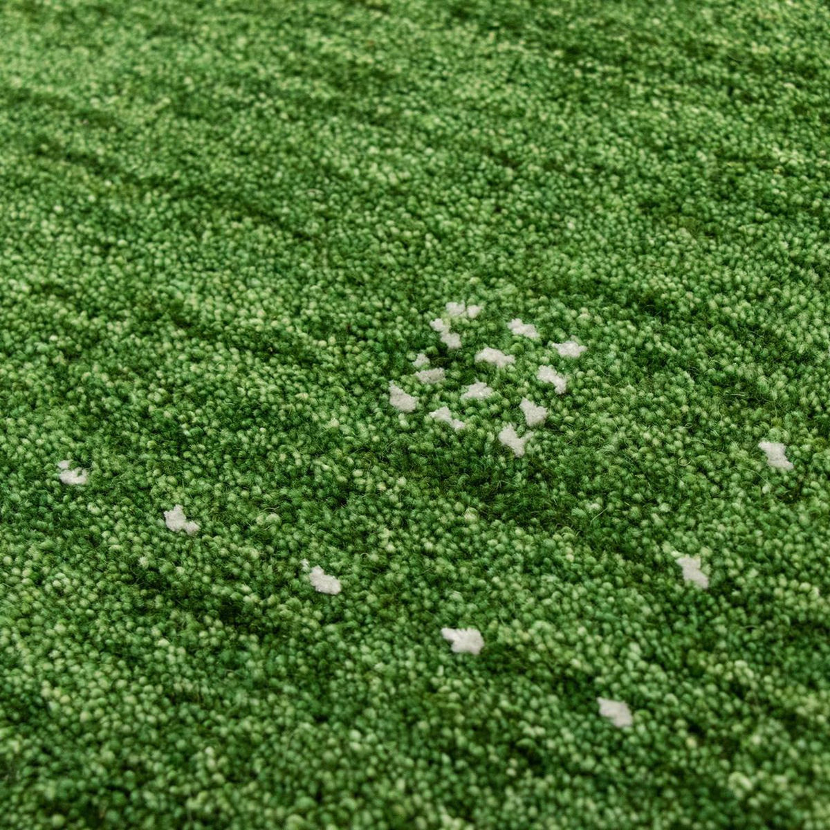 Gabbeh-matta - Softy - 143 x 72 cm - grön