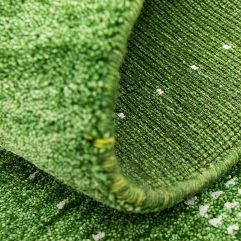 Gabbeh-matta - Softy - 143 x 72 cm - grön