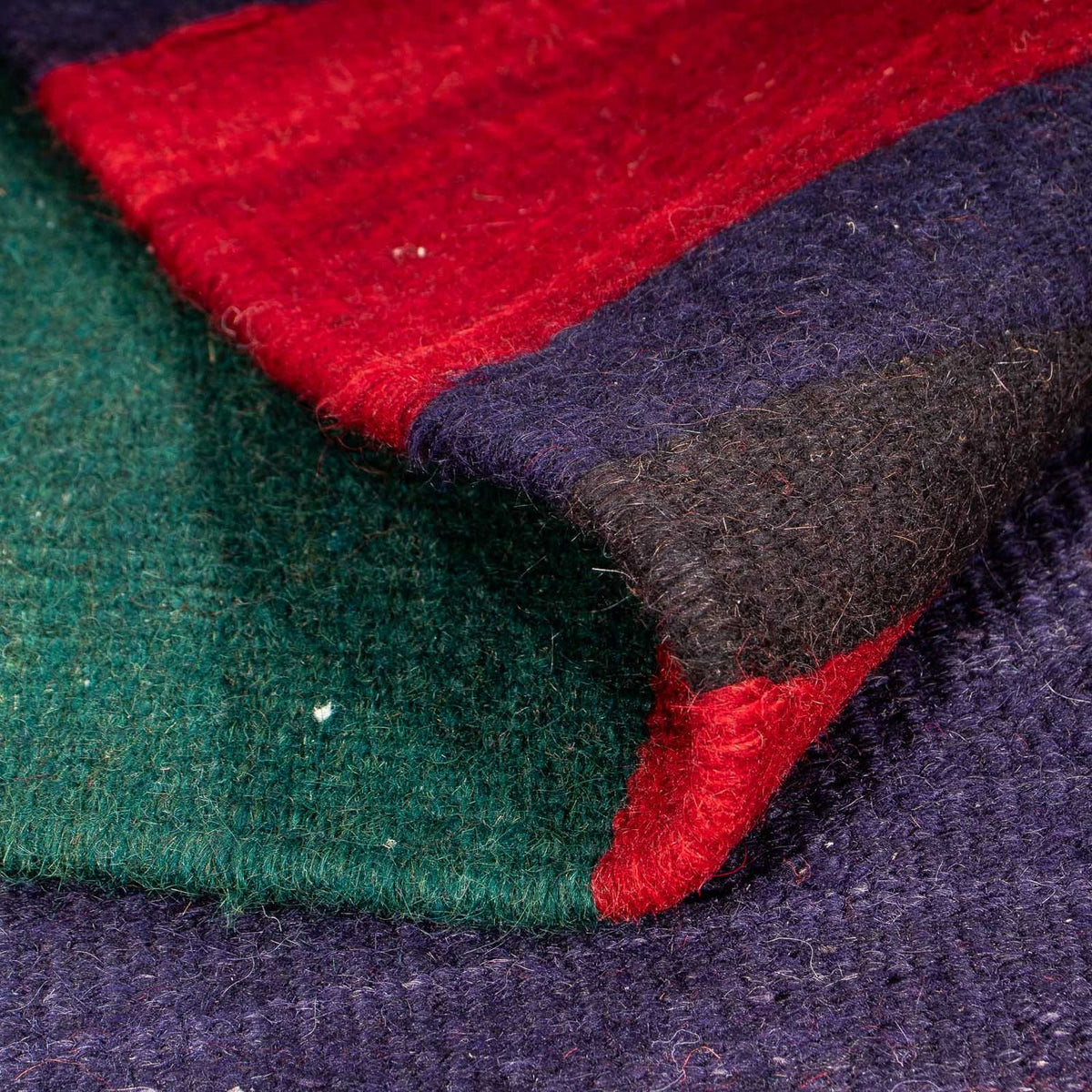 Kelim-matta - gammal - 210 x 175 cm - flerfärgad