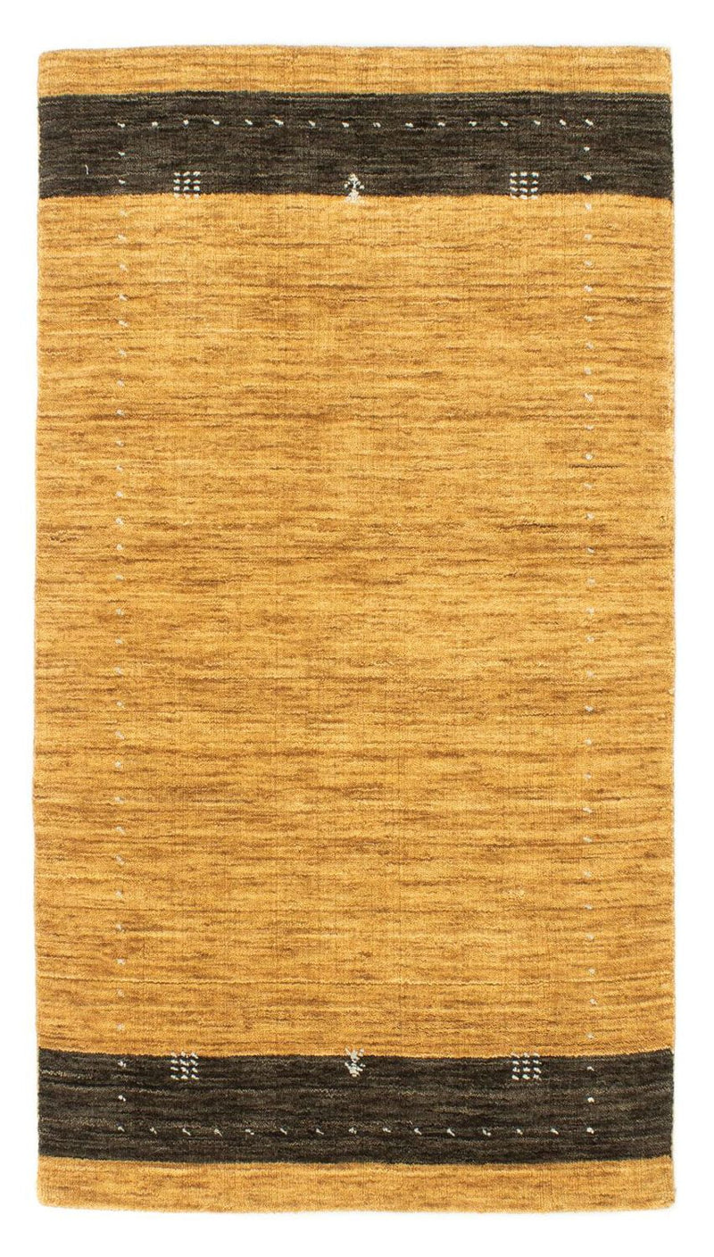 Gabbeh-matta - Softy - 137 x 73 cm - mörk beige