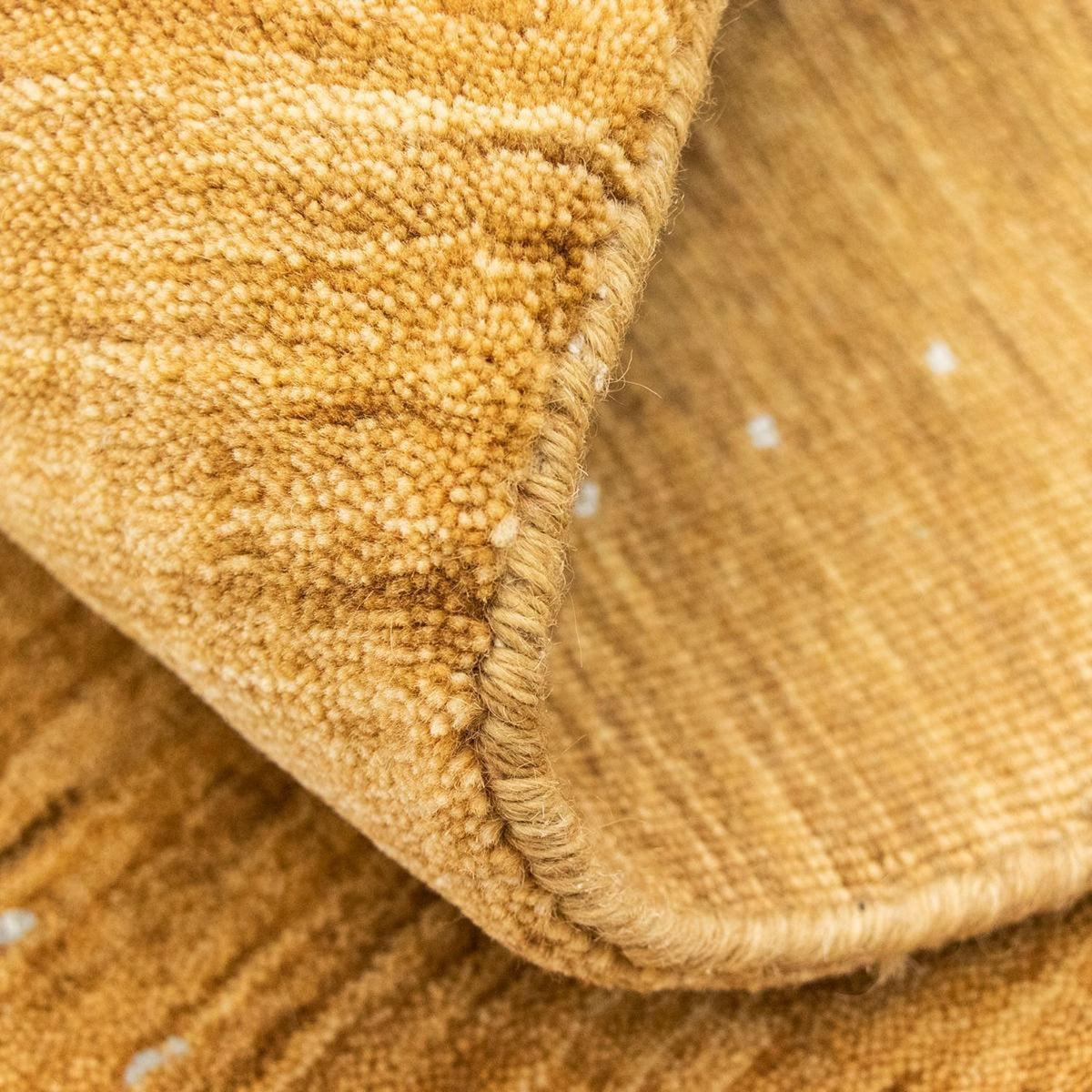 Gabbeh-matta - Softy - 137 x 73 cm - mörk beige