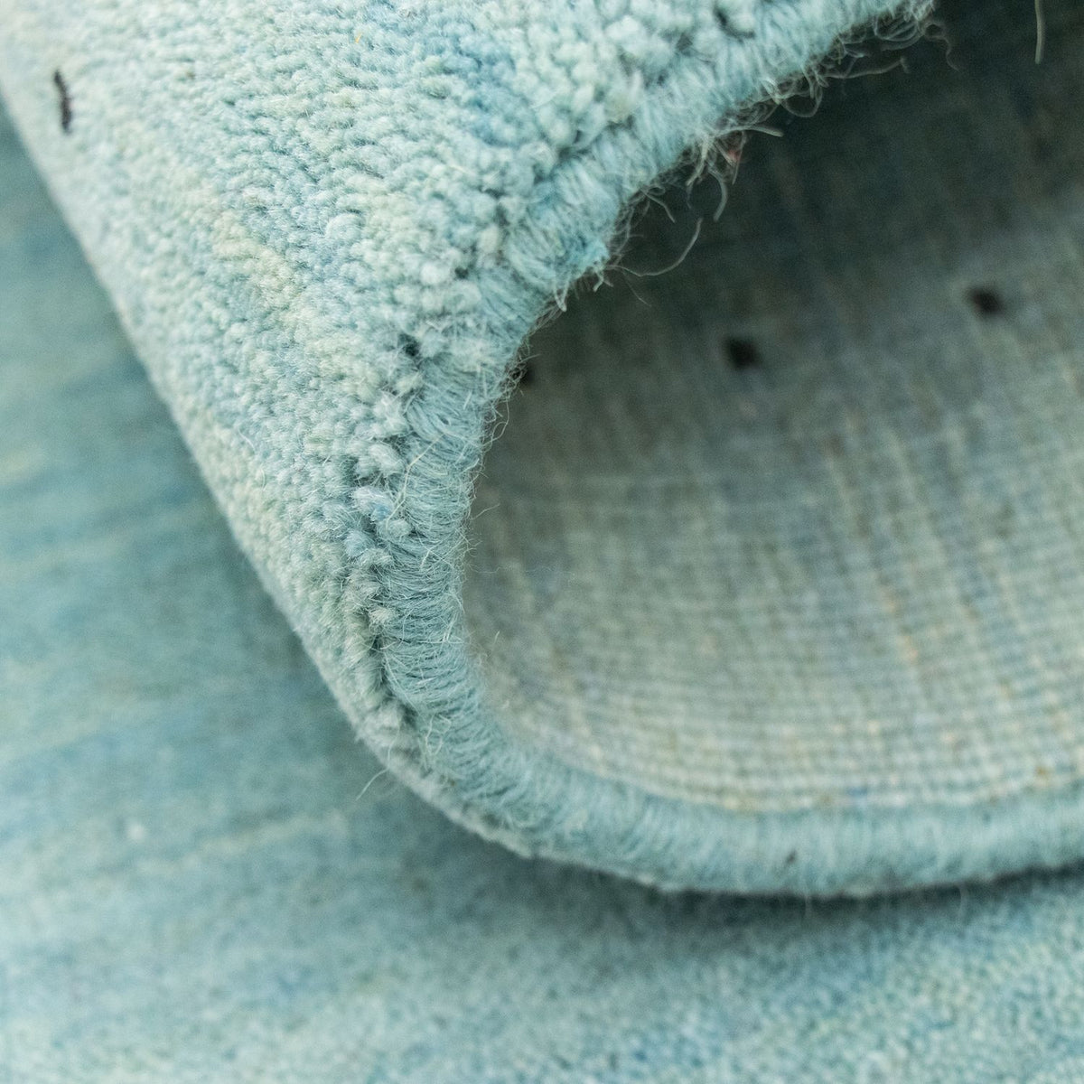 Gabbeh-matta - Softy - 142 x 73 cm - ljusblå