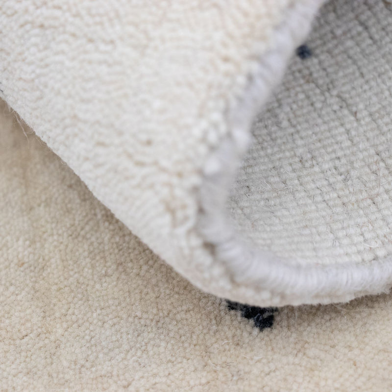 Gabbeh-matta - Softy - 90 x 60 cm - naturvit