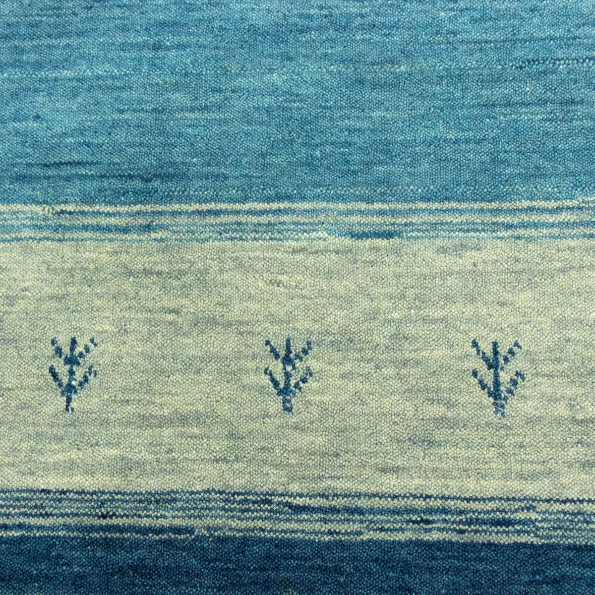 Gabbeh-matta - Softy - 203 x 144 cm - blå