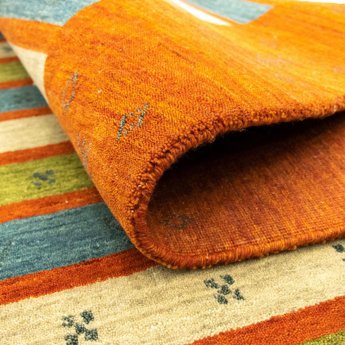 Gabbeh-matta - Softy - 203 x 144 cm - färgad