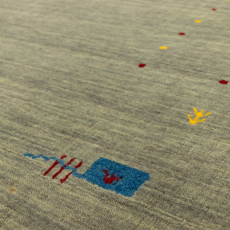 Gabbeh-matta - Softy - 201 x 141 cm - silver