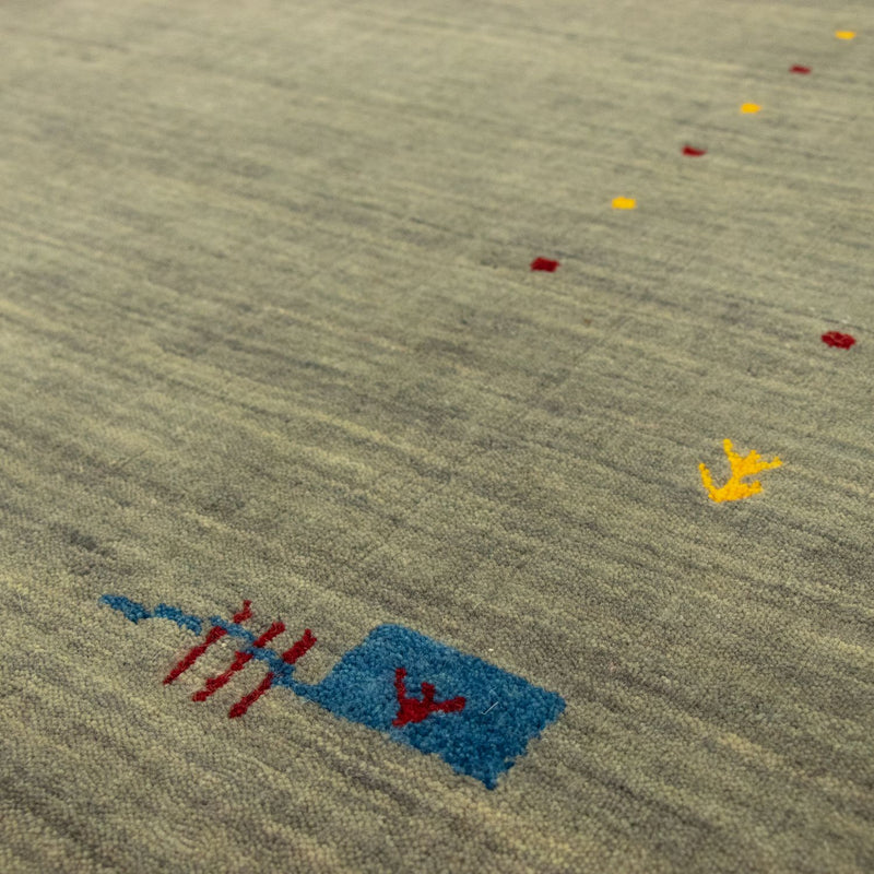 Gabbeh-matta - Softy - 202 x 143 cm - silver