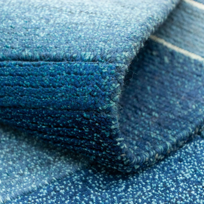 Nepal mattan - 181 x 123 cm - blå