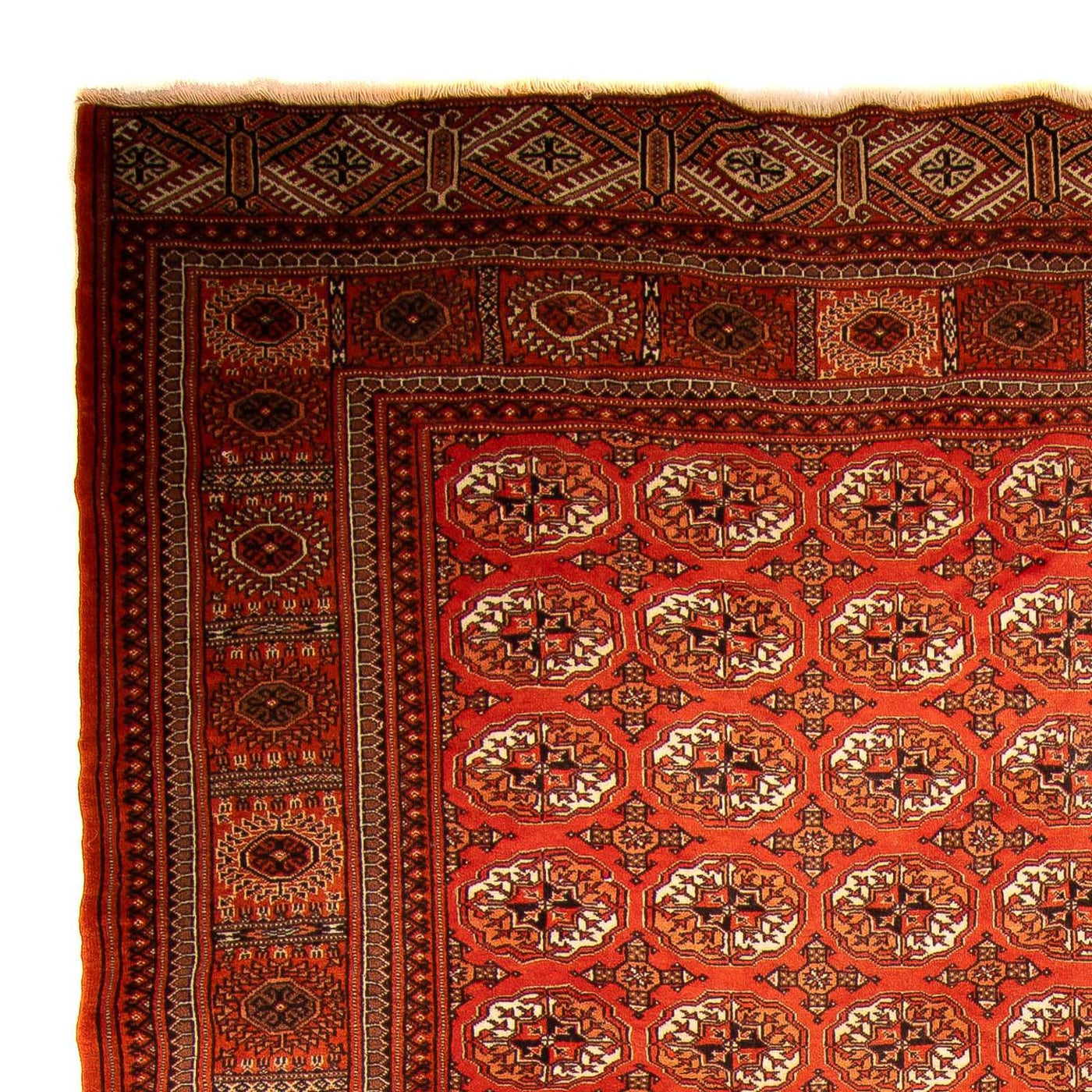 Turkaman-matta - 333 x 260 cm - mörkröd