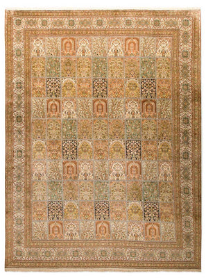 Sidenmatta - Kashmir Silk - 328 x 240 cm - flerfärgad