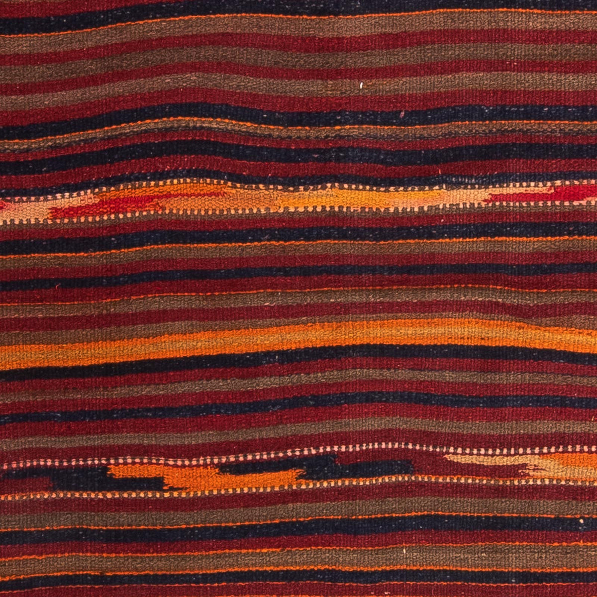 Kelim-matta - gammal - 170 x 145 cm - flerfärgad