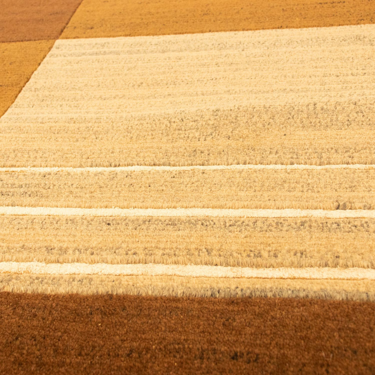 Nepal mattan - 340 x 248 cm - brun