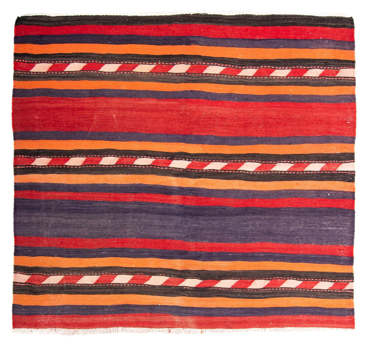 Kelim-matta - gammal - 165 x 150 cm - flerfärgad