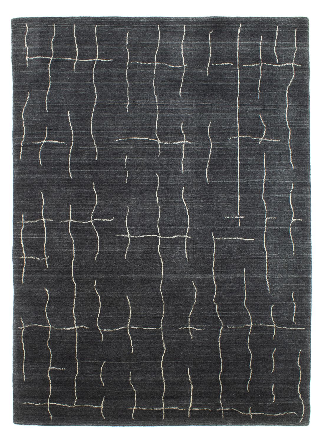 Nepal mattan - 200 x 142 cm - grått