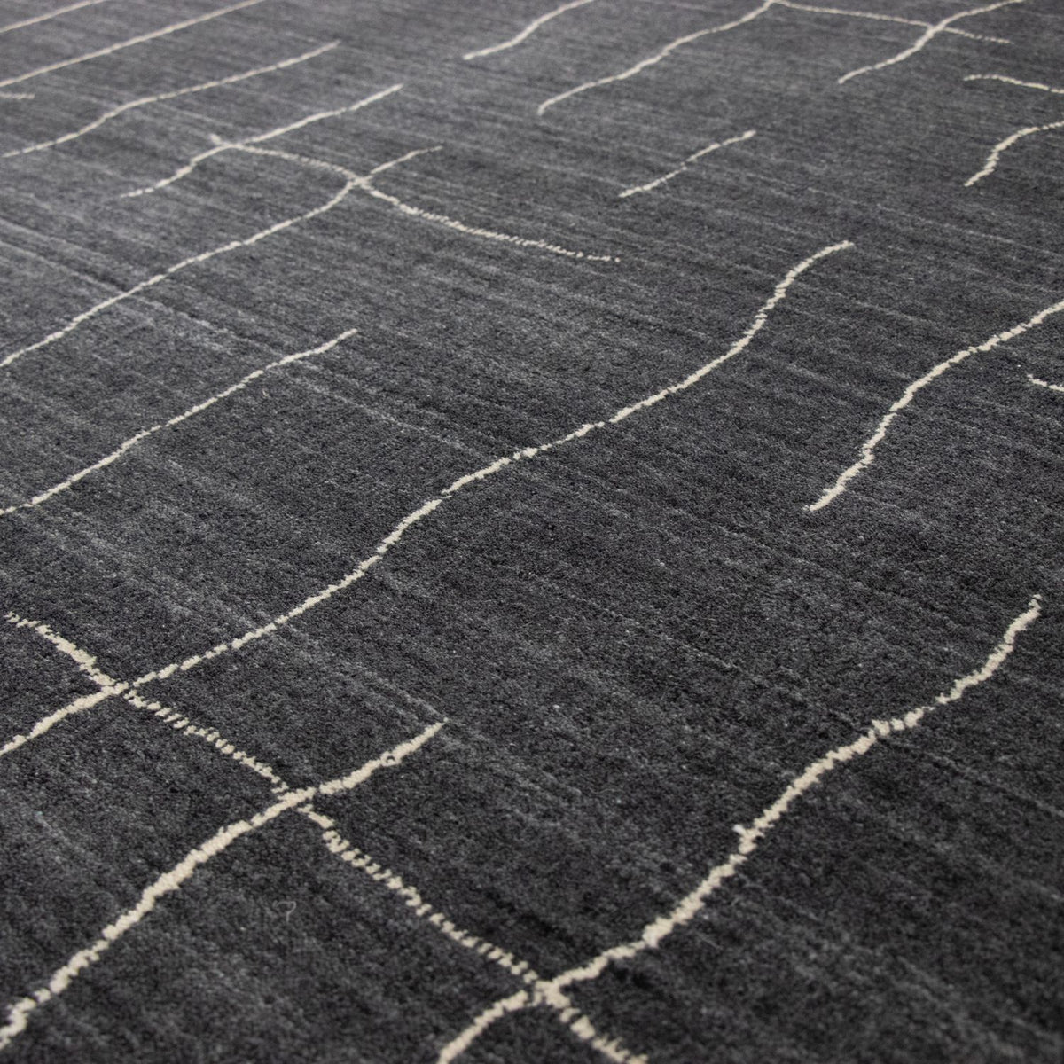 Nepal mattan - 200 x 142 cm - grått