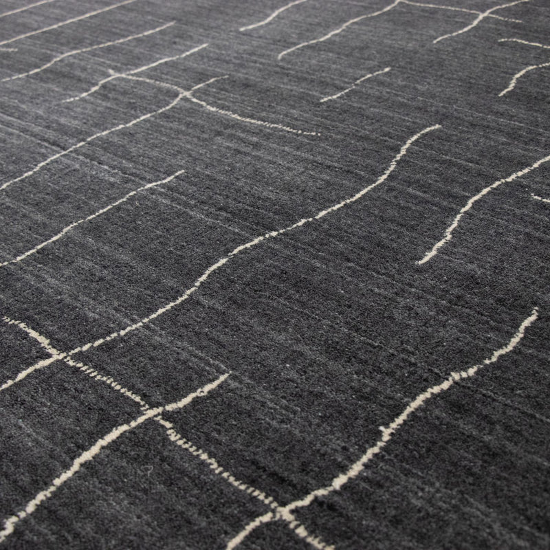 Nepal mattan - 200 x 142 cm - grått