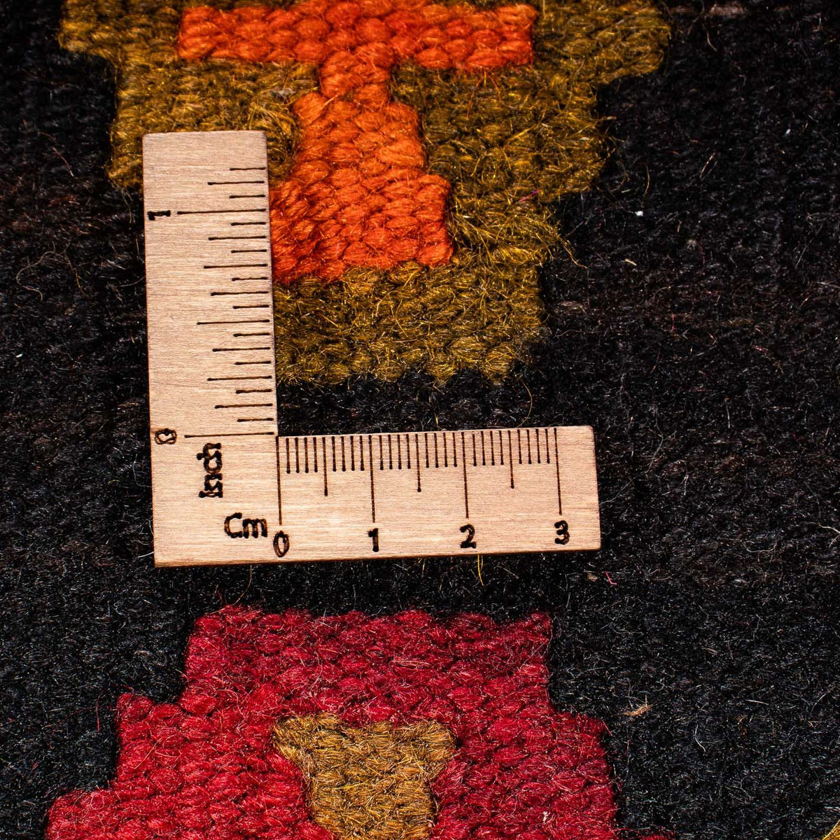 Runner Kelim-matta - gammal - 380 x 144 cm - flerfärgad