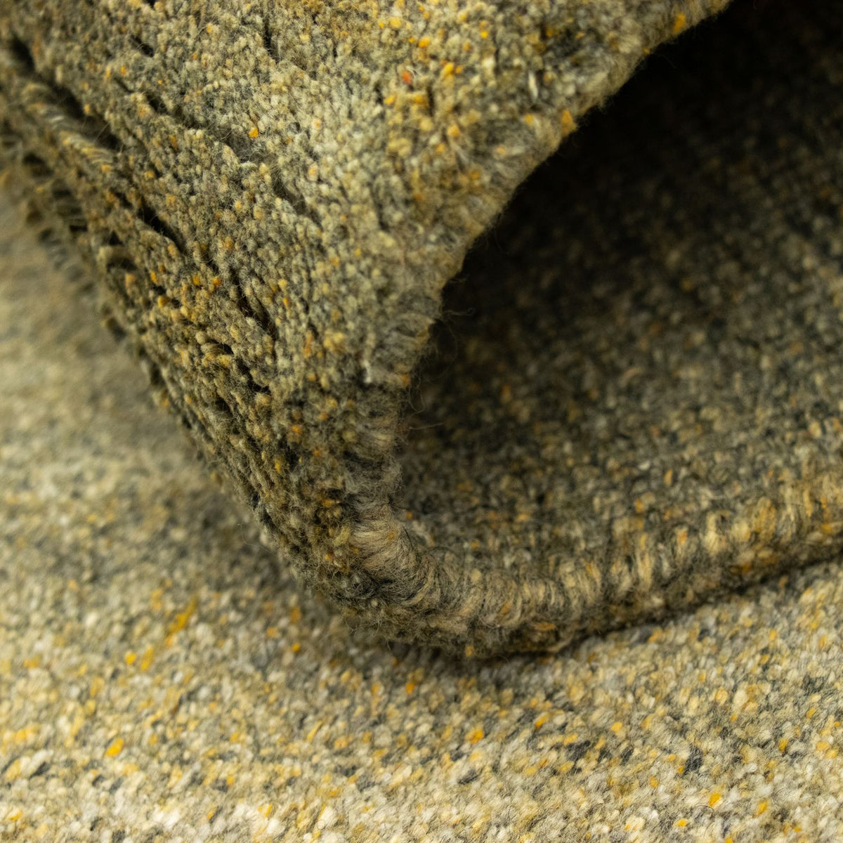 Nepal mattan - 145 x 72 cm - grön