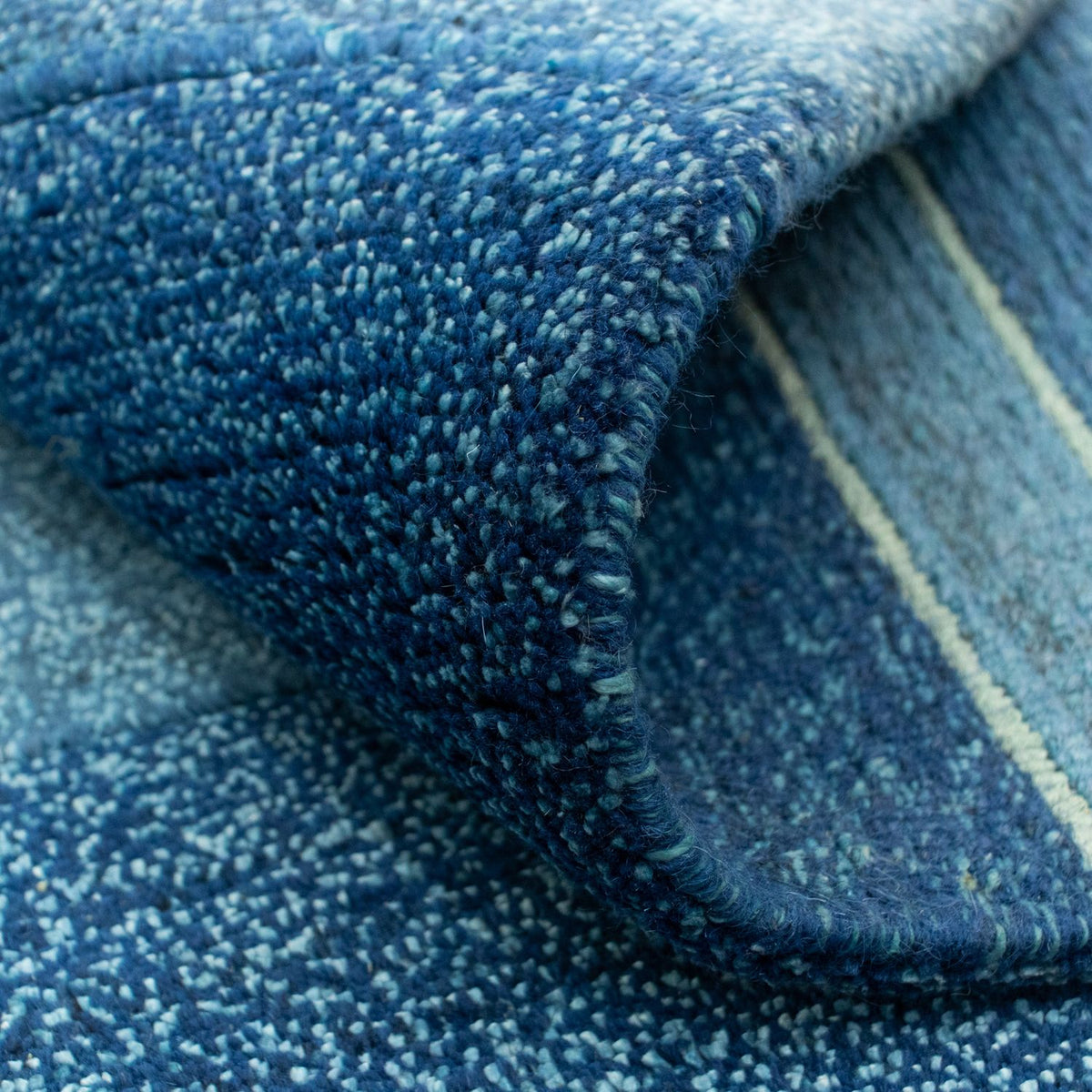 Nepal mattan - 181 x 121 cm - blå