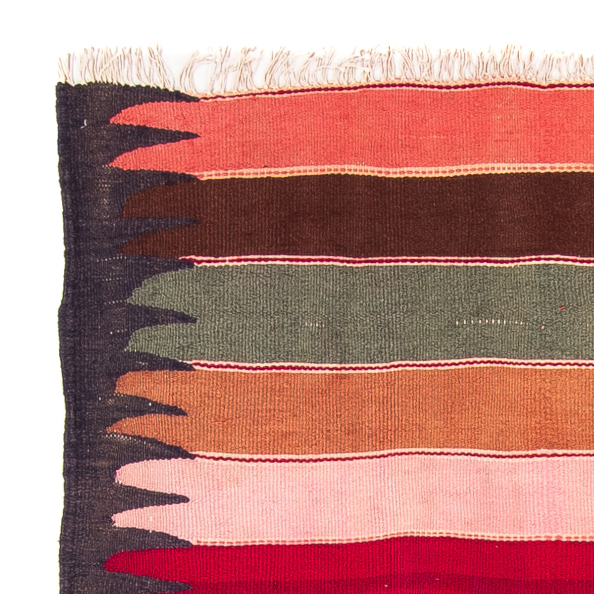 Kelim-matta - gammal - 160 x 130 cm - flerfärgad