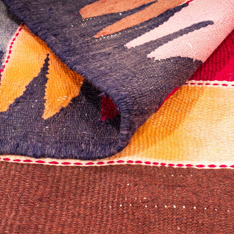 Kelim-matta - gammal - 160 x 130 cm - flerfärgad