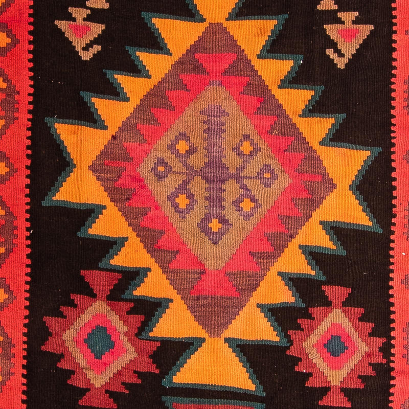 Runner Kelim-matta - gammal - 305 x 80 cm - flerfärgad