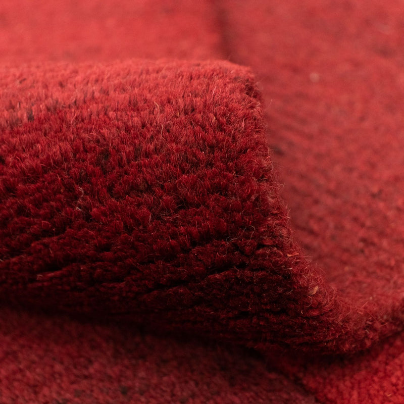 Nepal mattan - 282 x 249 cm - röd