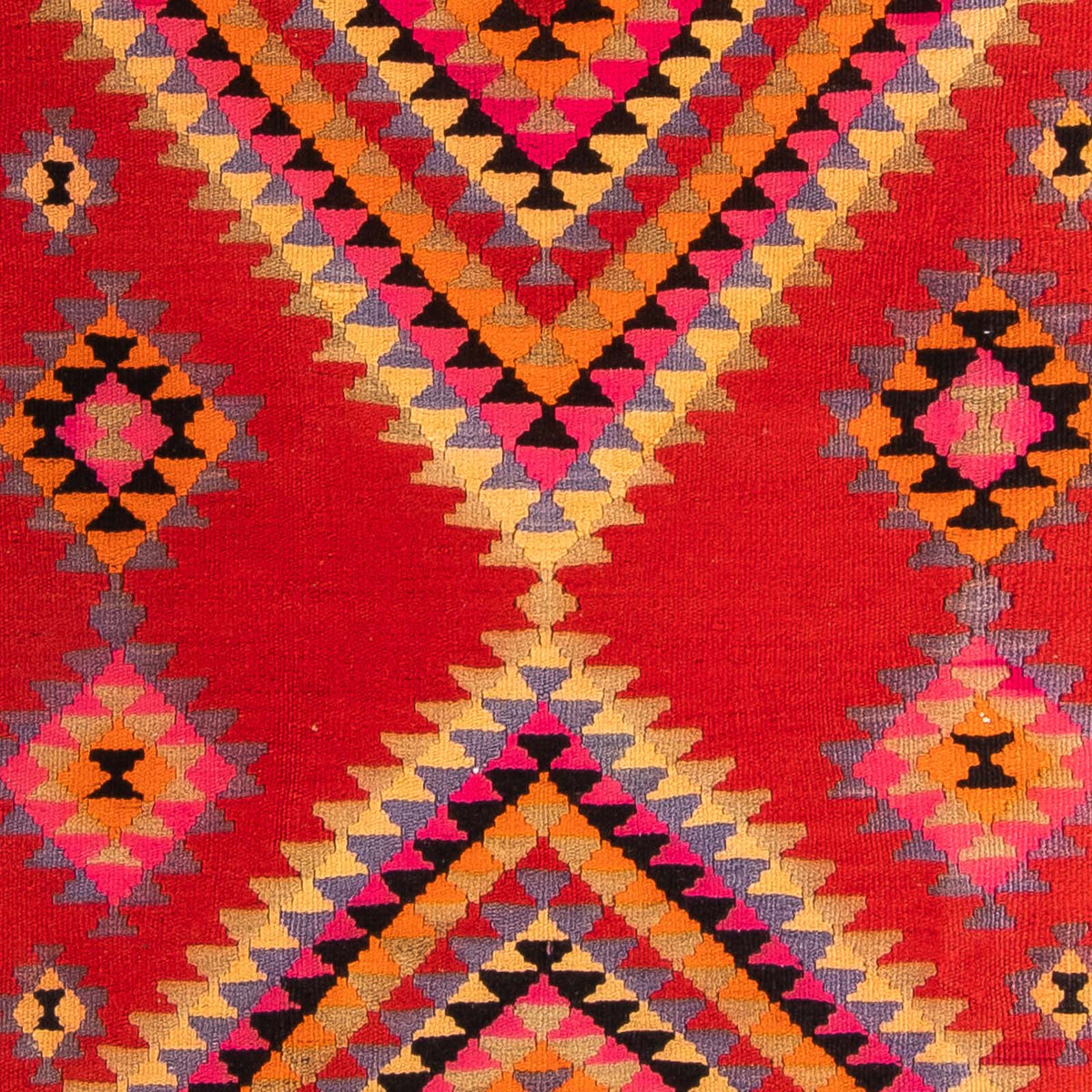 Runner Kelim-matta - gammal - 400 x 155 cm - flerfärgad