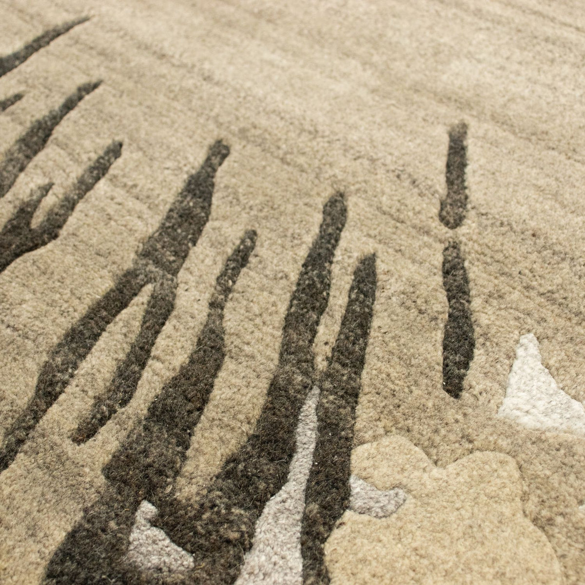 Nepal mattan - 235 x 173 cm - natur