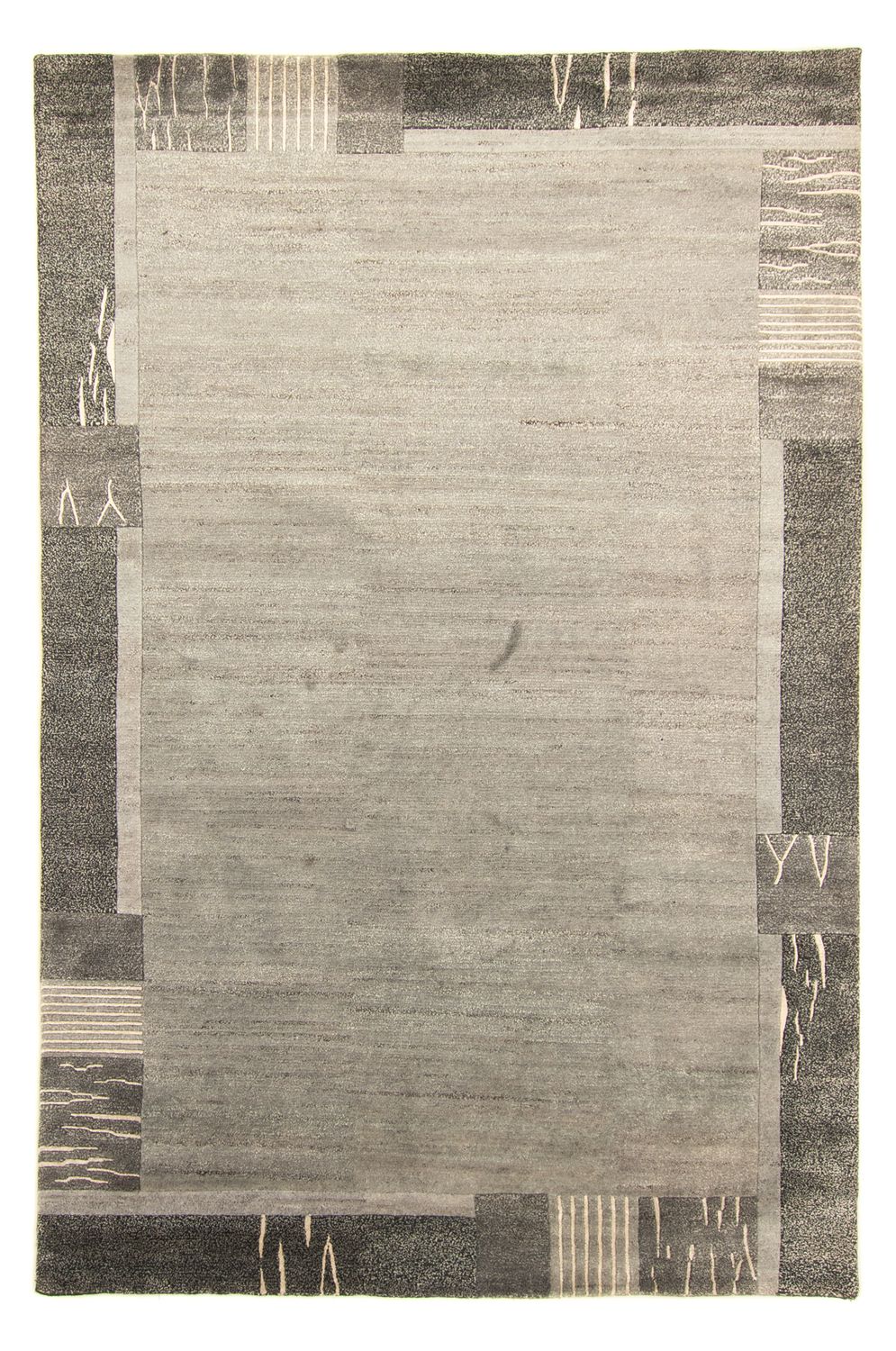 Nepal mattan - 301 x 202 cm - antracit