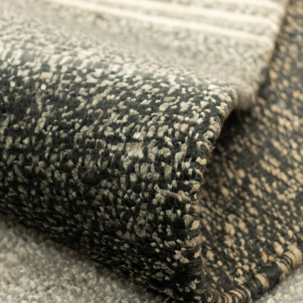 Nepal mattan - 301 x 202 cm - antracit