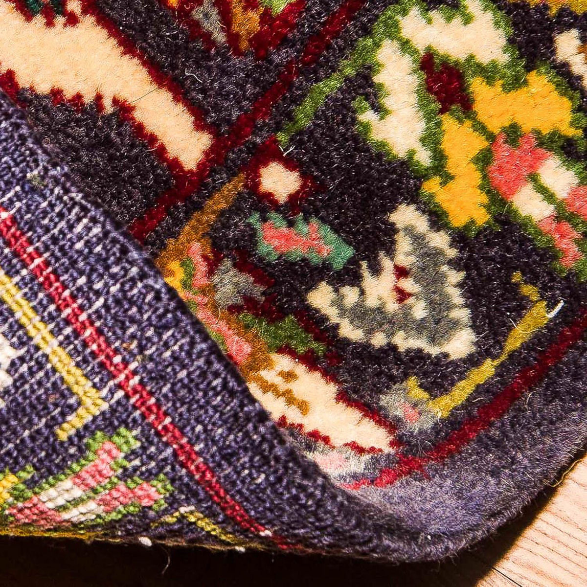 Persisk matta - Classic - 90 x 70 cm - mörkblå