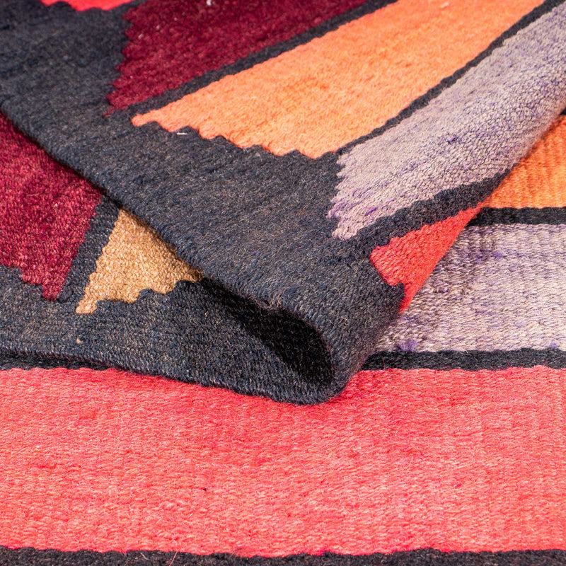 Kelim-matta - gammal - 330 x 170 cm - flerfärgad