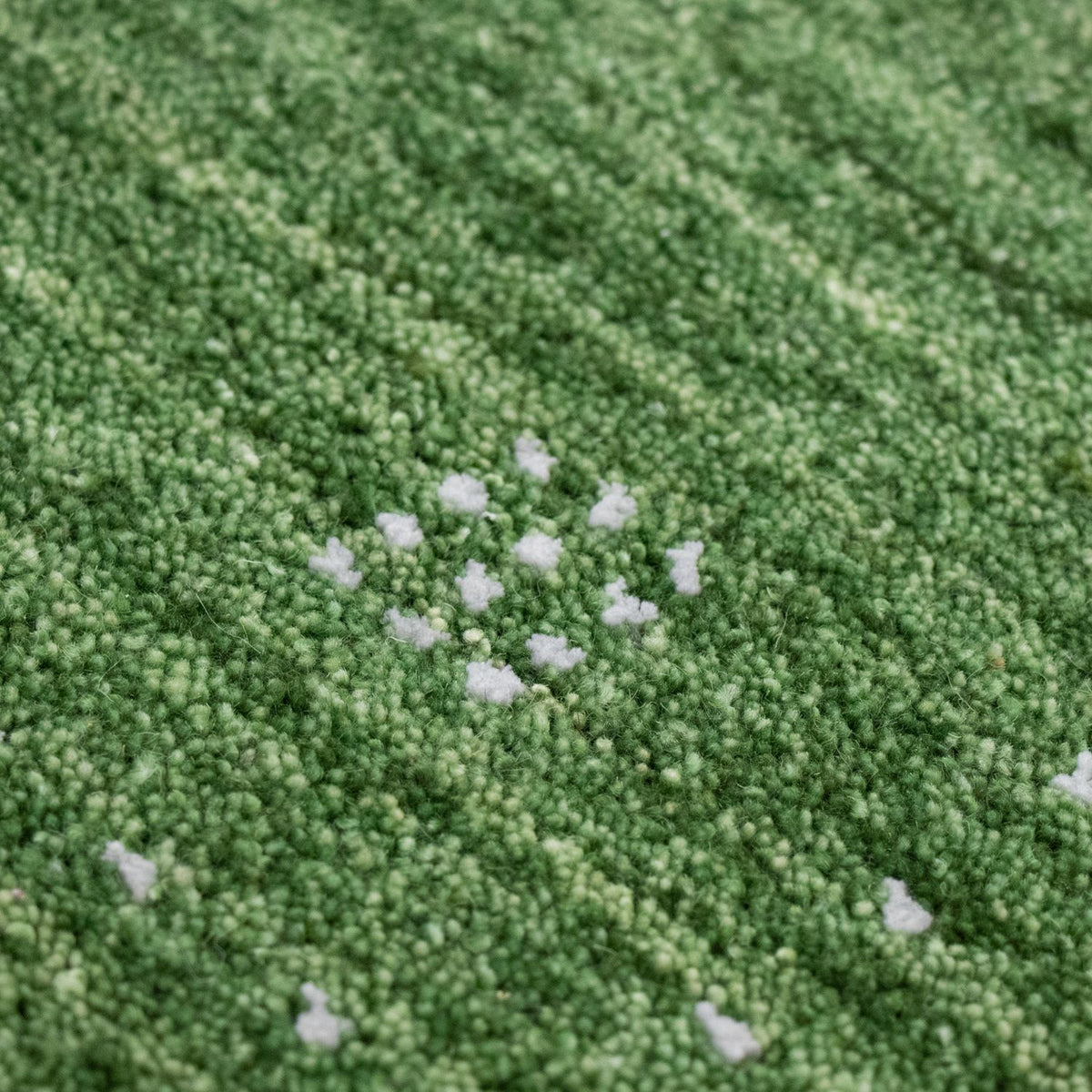 Gabbeh-matta - Softy - 88 x 62 cm - grön