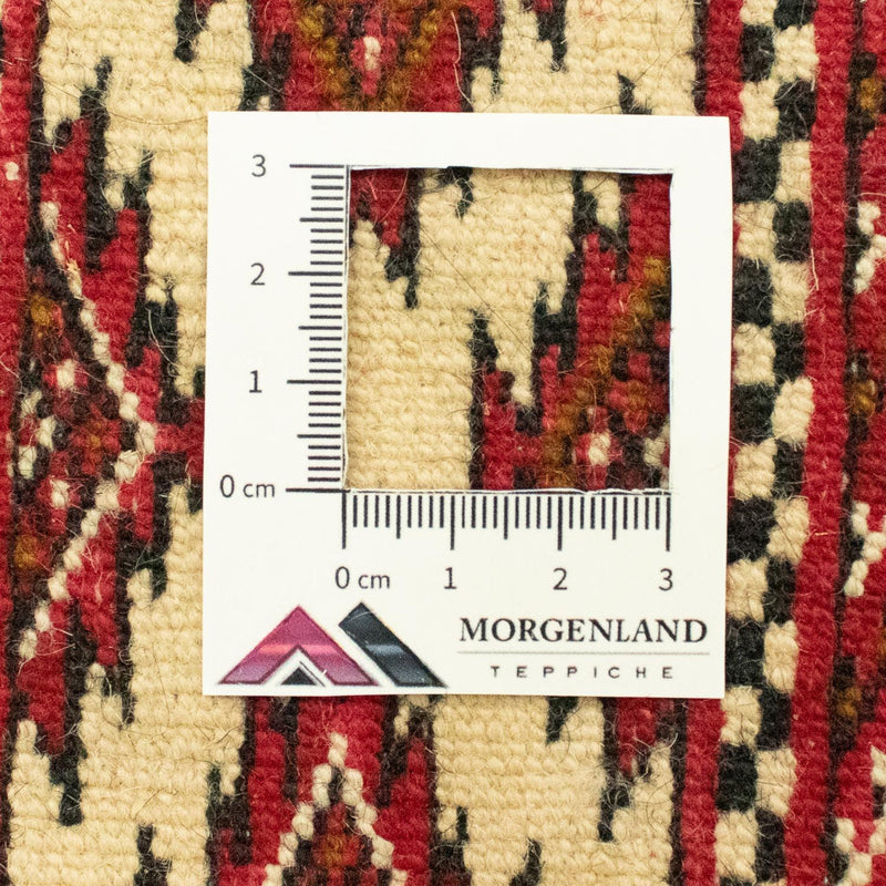 Turkaman-matta - 185 x 135 cm - röd