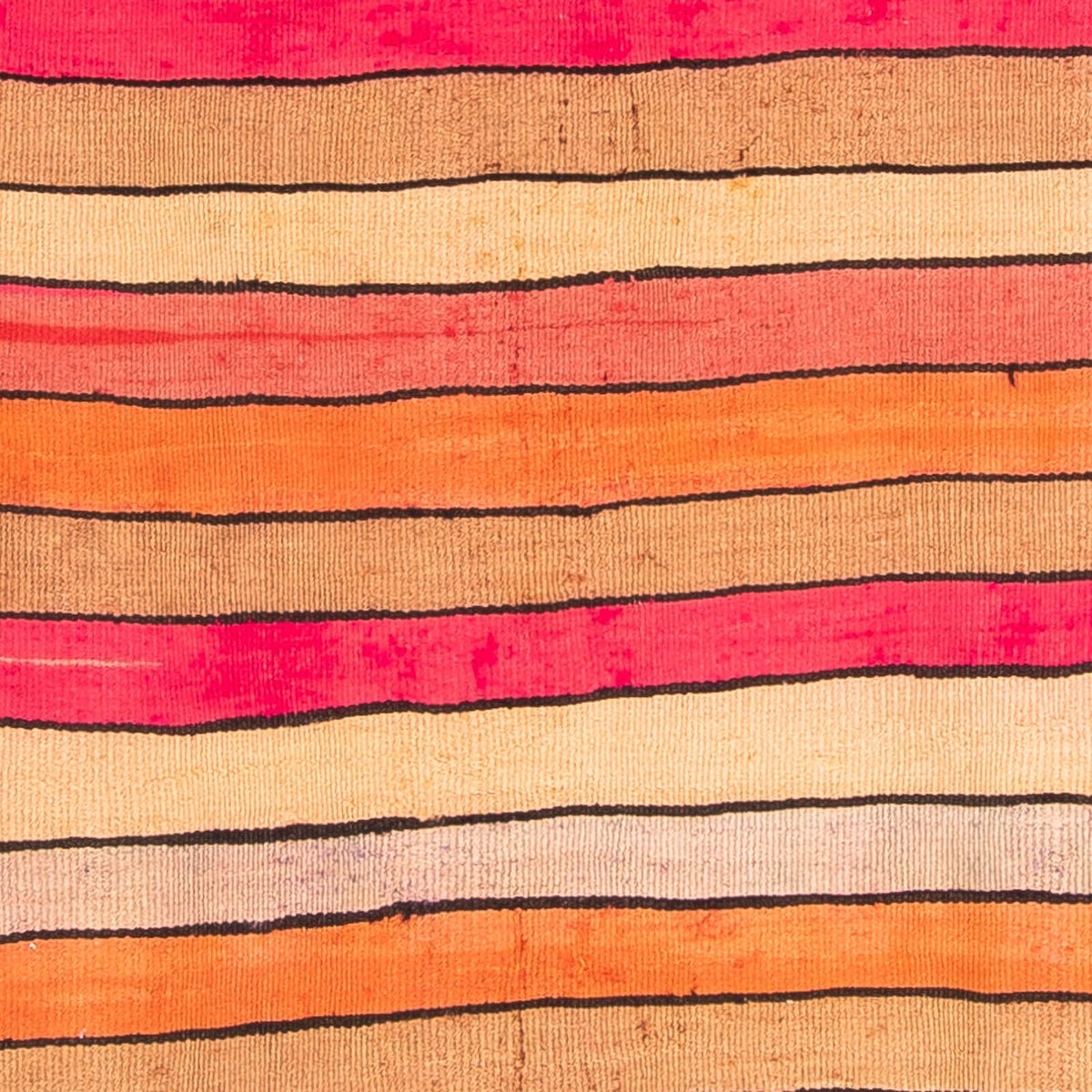 Kelim-matta - gammal - 200 x 135 cm - flerfärgad